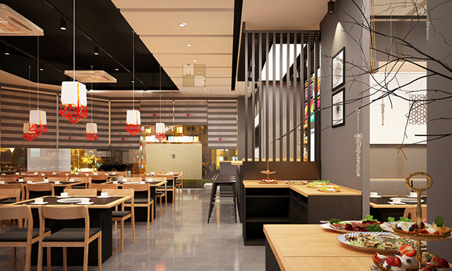 thiết kế nội thất nhà hàng