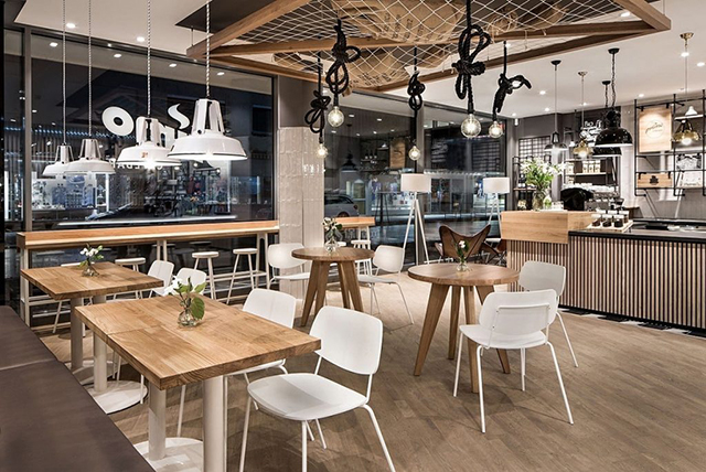 thiết kế nội thất quán cafe